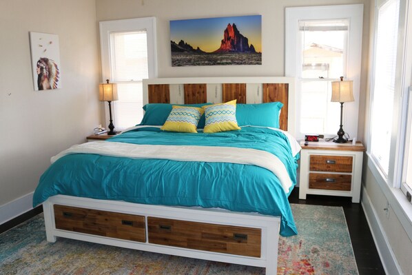 Bedroom with King Size Bed