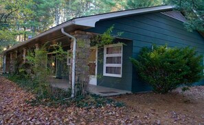 side view of house in Fall