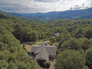 Arial View of 181 Sunrise Lane in the foreground.