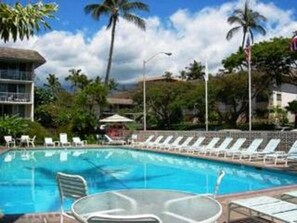 Take a refreshing swim in the pool