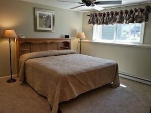 Master bedroom - King bed. Private bathroom attached.