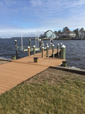 Boat dock, lift available for extra fee.