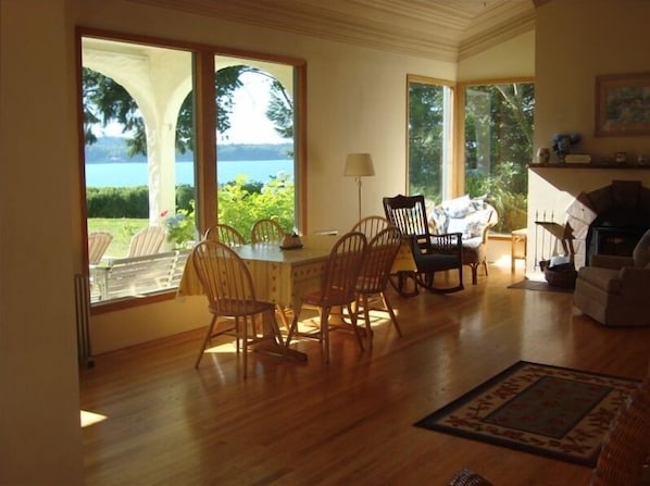 Living room of main house