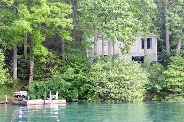View of house from lake