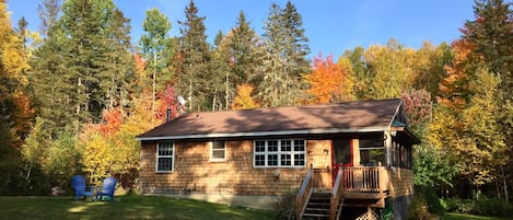 Early fall, from the road.