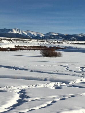 Winter view from the deck