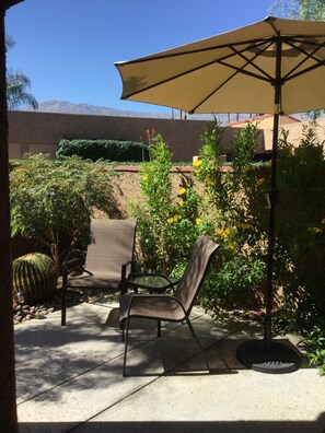 Gated Front Patio