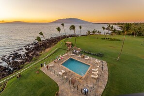 Oceanside pool with a view!