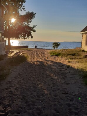 literally 200 feet from front door to this! An easy access sandy path to beach.