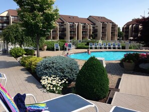 Aaahhh, time for that book and maybe a nap... Pool open mid May -September