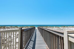 Private Boardwalk to Beach