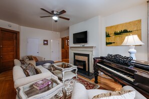 Living Room with Grand Piano