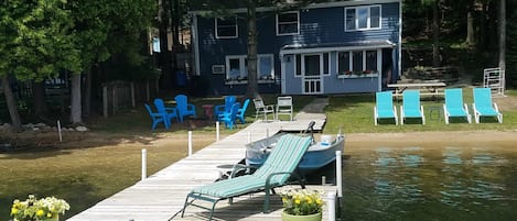 Lake side of the cottage