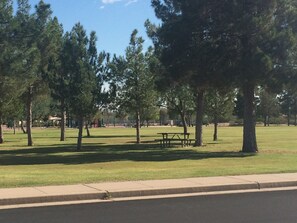 Western Star Park across the street from Nine Palms