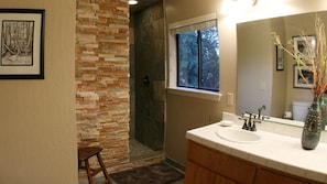 Master Bathroom- Slate Shower Area
