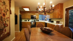 Dining Room with  view to kitchen