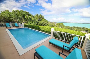 Private pool deck