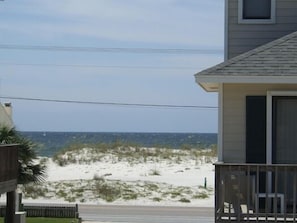 Gulf White Sand Beach only a few steps away