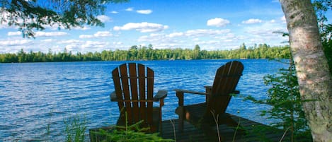 Frazer Bay and Front of Cabin Lake View
Sunset Dock