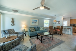 Living Room and dining area