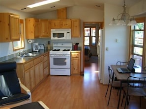 Living Room and Kitchen is bright and spacious