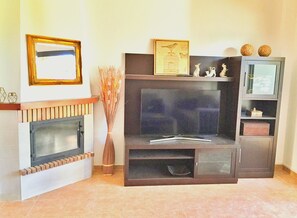 Smart TV, WIFI and working fireplace 