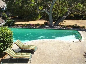 Patio and pool