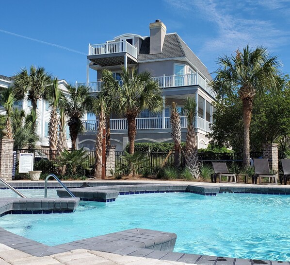 House as seen from the new pool.