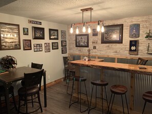 Downstairs bar