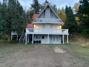 Front view of the cabin