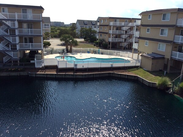 View from top deck