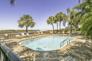 pool overlooking Sebastian River