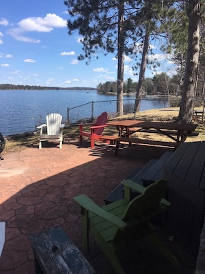 Patio chairs and picnic table new in 2018