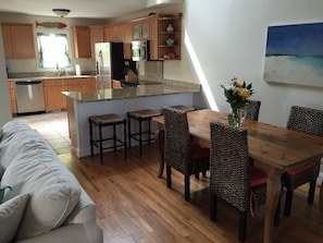 Kitchen and dining area