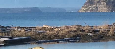 Amazing view of The Olympics and shipping channel