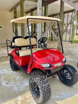 Golf Cart free for your use.  Inside of community only (not public street legal)