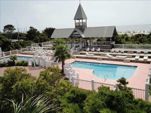 2 ocean front pools & beach pavilion