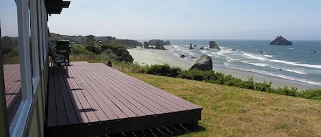 The stunning southwest view from the west deck.