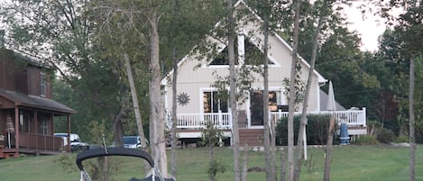 Lakeview of the cabin.