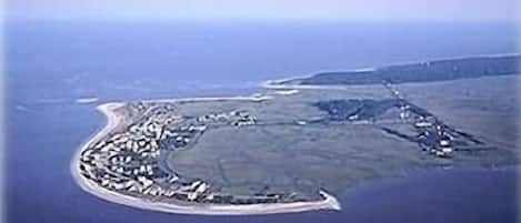 Harbor Island From the NW; Pelican Point is at Top Left