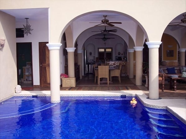 Pool with baby pool