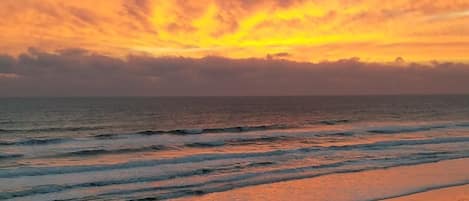Direct oceanfront for beautiful views of the beach