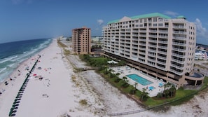 The condo is located on the Perdido Key.  Beach walks with endless possibilities