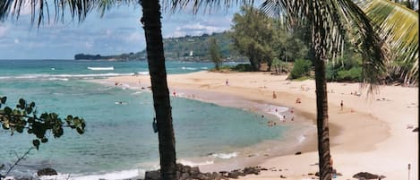 View of the Beach from our Lanai!