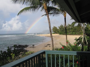 Rainbow view from our Lanai!