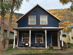 Best front porch for coffee in the morning.  Views of Kendall Mountain. 