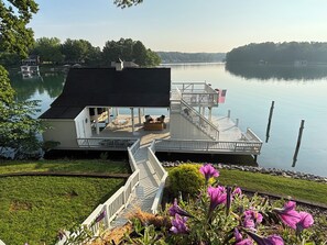 Early morning view of dock