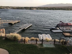 Boat dock and 2 jet-ski docks. 