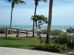 Your beach view from just outside the lanai of your condo.  Feeling relaxed?