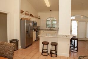 Kitchen view from dining area